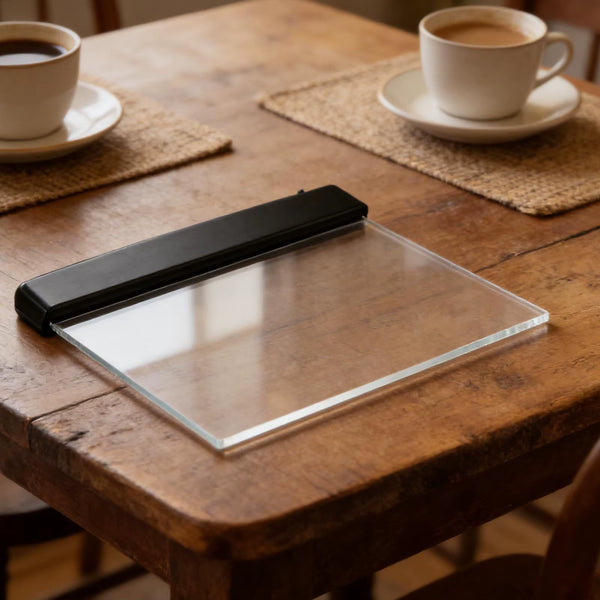 1 PCS Rechargeable Flat LED Book Light for Reading in Bed Ultra Thin Wireless Bookmark Lamp Panel for Night Use Page